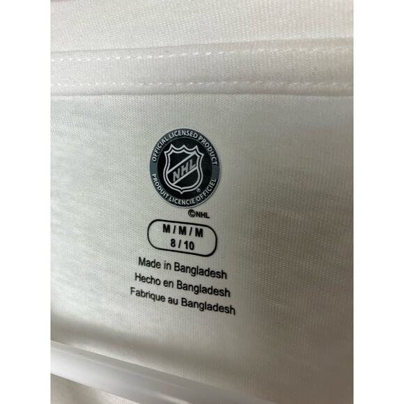 NHL Boston Bruins Women's Half Sleeve White Crew Neck T-Shirt Size Medium - Picture 2 of 9